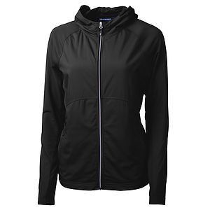 Cutter & Buck Adapt Recycled Soft Knit Stretch Womens Hybrid Full Zip Jacket