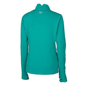 Cutter & Buck Traverse Recycled Smooth Stretch Womens Quarter Zip Pullover