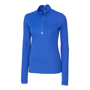 Cutter & Buck Traverse Recycled Smooth Stretch Womens Quarter Zip Pullover