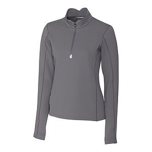 Cutter & Buck Traverse Recycled Smooth Stretch Womens Quarter Zip Pullover