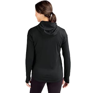 Cutter & Buck Daybreak Recycled Womens Half Zip Hooded Pullover