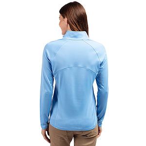 Cutter & Buck Adapt Recycled Soft Knit Stretch Womens Half Zip Pullover