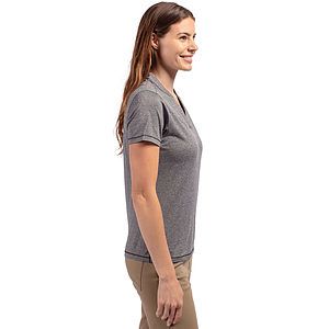 Cutter & Buck Forge Recycled Four-Way Stretch Heathered Womens Blade Top