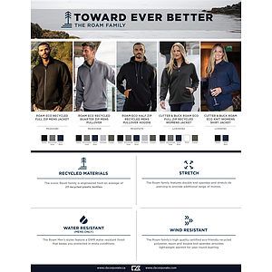 Cutter & Buck Roam Recycled Buttery-Soft Knit Womens Full Zip Jacket