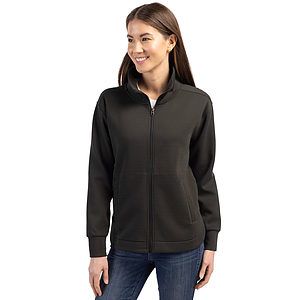 Cutter & Buck Roam Recycled Buttery-Soft Knit Womens Full Zip Jacket