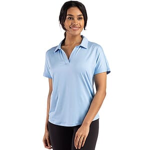 Cutter & Buck Coastline Recycled Double Peached Womens Dolman Polo