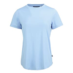 Cutter & Buck Coastline Recycled Double Peached Womens Short Sleeve Tee
