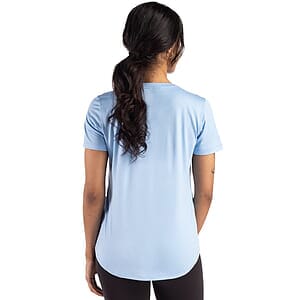 Cutter & Buck Coastline Recycled Double Peached Womens Short Sleeve Tee