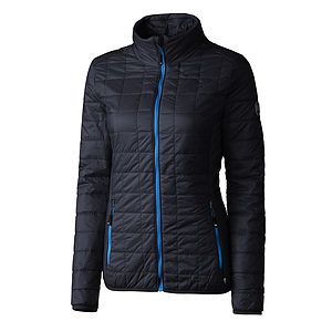 Cutter & Buck Rainier Recycled Insulated Puffer Womens Full Zip Jacket