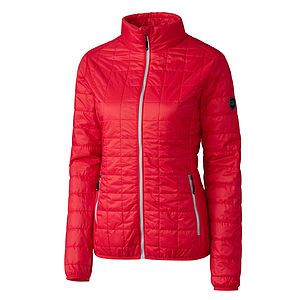 Cutter & Buck Rainier Recycled Insulated Puffer Womens Full Zip Jacket