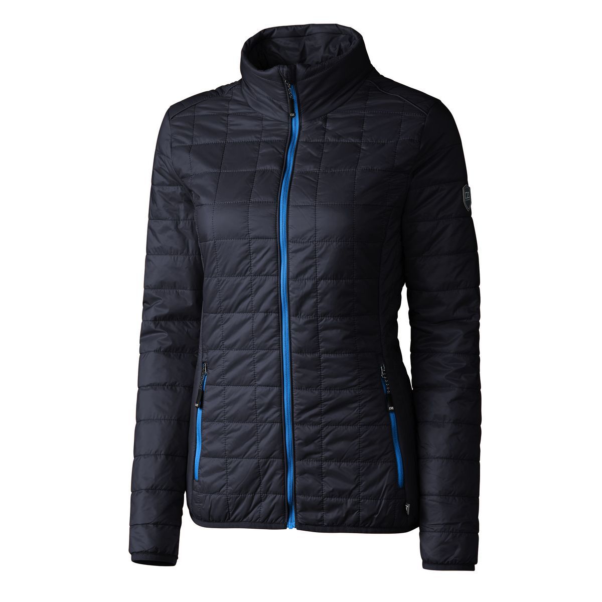 Cutter & Buck Rainier Recycled Insulated Puffer Womens Full Zip Jacket