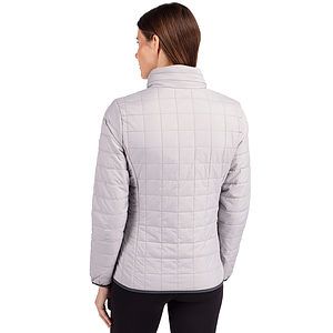 Cutter & Buck Rainier Recycled Insulated Puffer Womens Full Zip Jacket