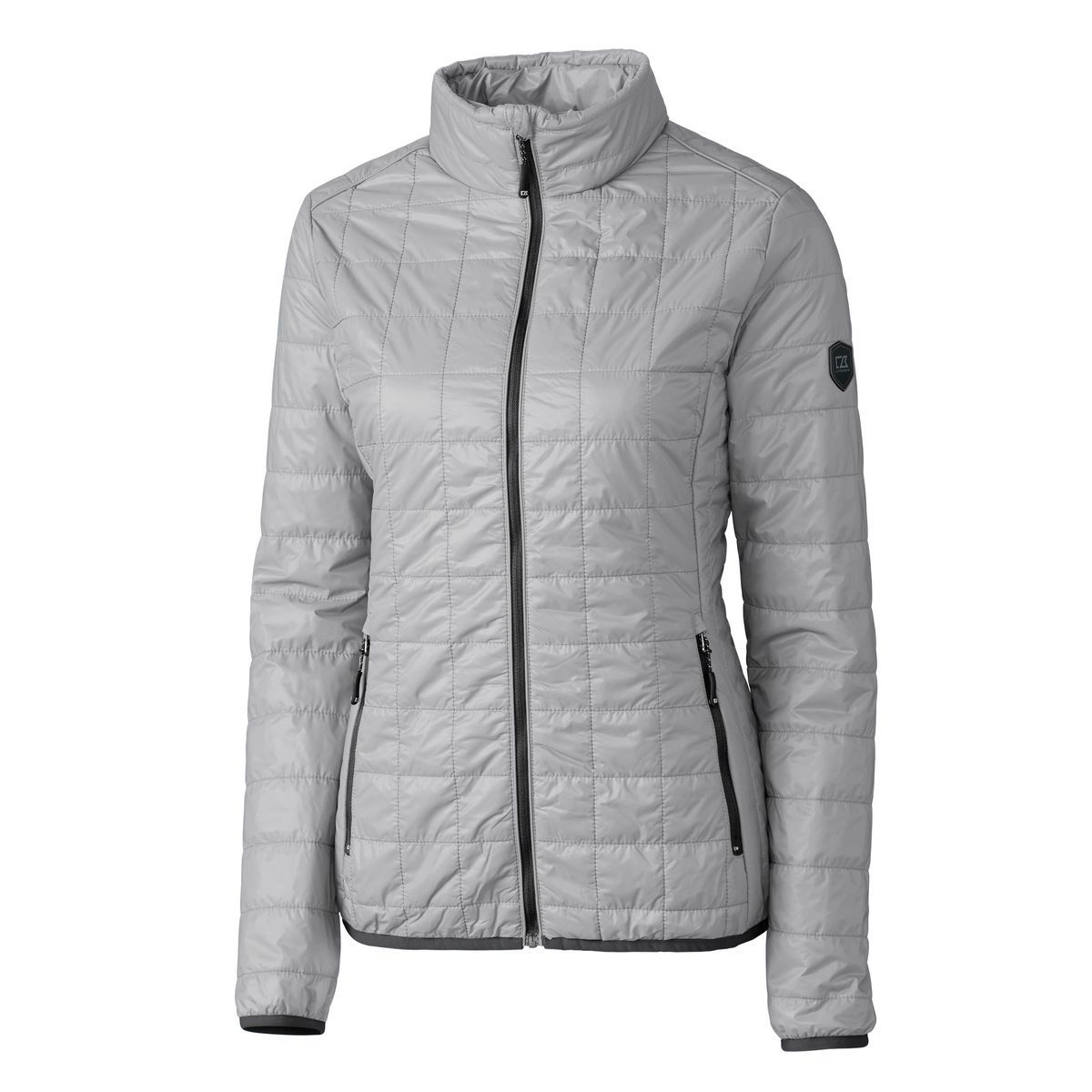 Cutter & Buck Rainier Recycled Insulated Puffer Womens Full Zip Jacket