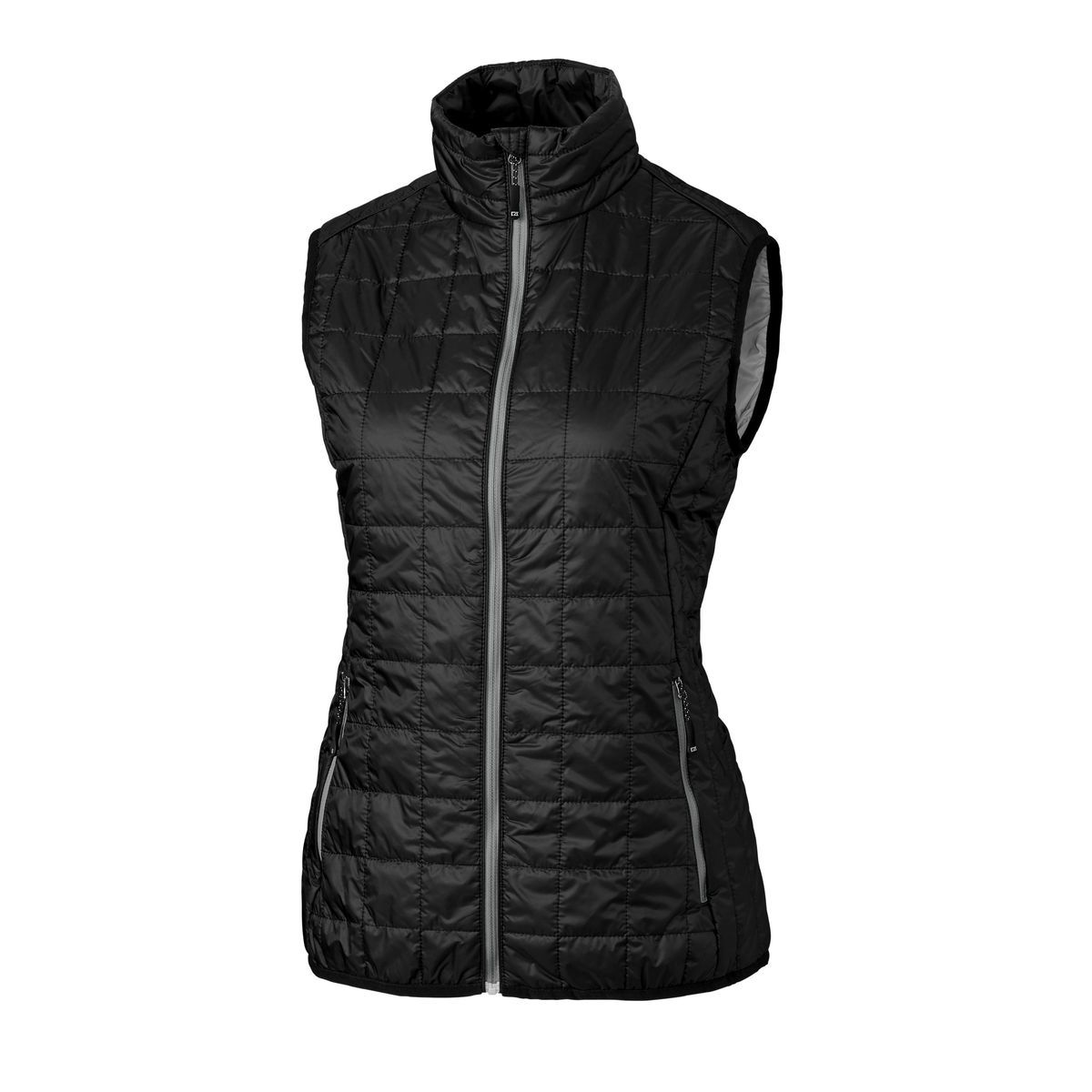 Cutter & Buck Rainier Recycled Insulated Puffer Womens Full Zip Vest