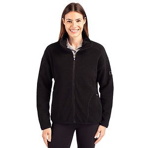 Cutter & Buck Cascade Epic Comfort Recycled Sherpa Fleece Womens Full Zip Jacket
