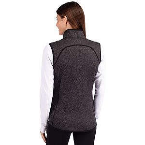 Cutter & Buck Mainsail Sweater-Knit Womens Full Zip Vest