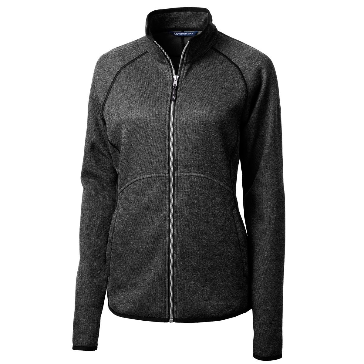 Cutter & Buck Mainsail Sweater-Knit Womens Full Zip Jacket