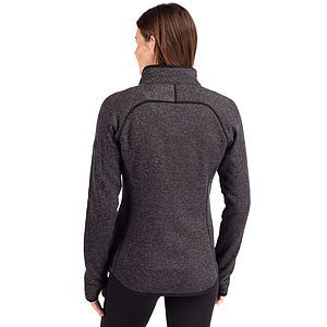 Cutter & Buck Mainsail Sweater-Knit Womens Full Zip Jacket