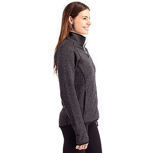 Cutter & Buck Mainsail Sweater-Knit Womens Full Zip Jacket