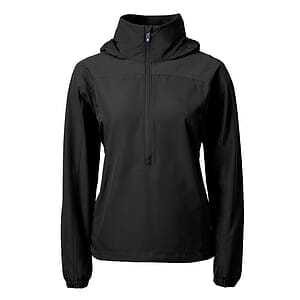 Cutter & Buck Charter Recycled Packable Womens Half Zip Anorak Jacket