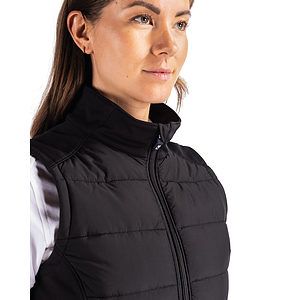 Cutter & Buck Evoke Recycled HoneycombFleece Womens Hybrid Full Zip Vest