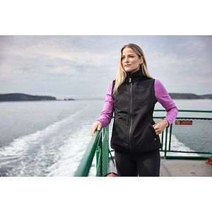 Cutter & Buck Charter Recycled Packable Womens Full Zip Vest