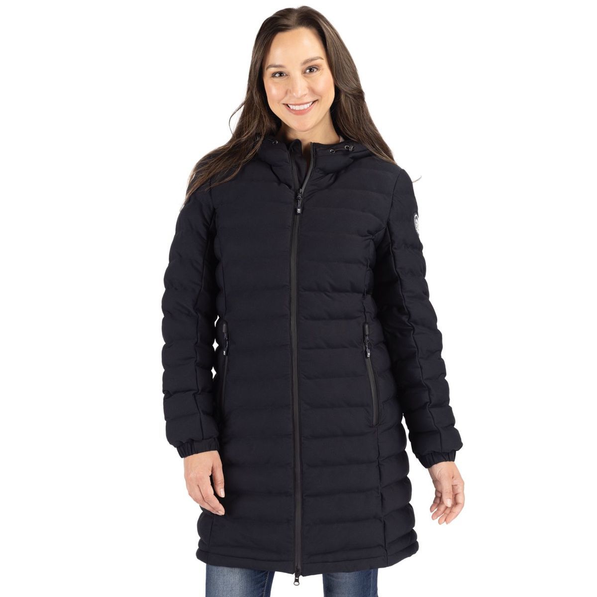 Cutter & Buck Mission Ridge Repreve Eco Insulated Womens Long Puffer Jacket