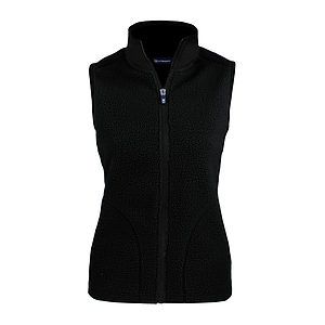 Cutter & Buck Cascade Epic Comfort Recycled Sherpa Fleece Womens Full Zip Vest