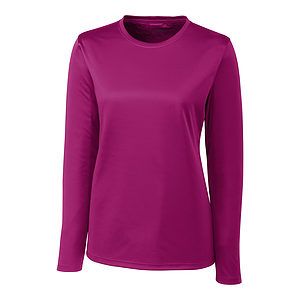 Clique Spin Solution-dyed Performance Jersey Womens Long Sleeve Tee