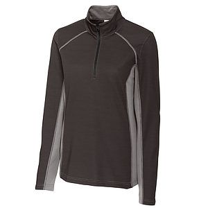 Clique Ice Pique Colorblock Tech Womens Half Zip