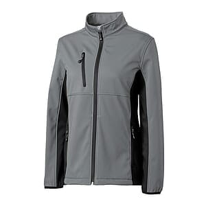 Clique Narvik Recycled Colorblock Stretch Softshell Womens Full Zip Jacket