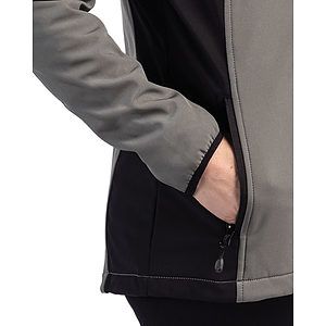 Clique Narvik Recycled Colorblock Stretch Softshell Womens Full Zip Jacket