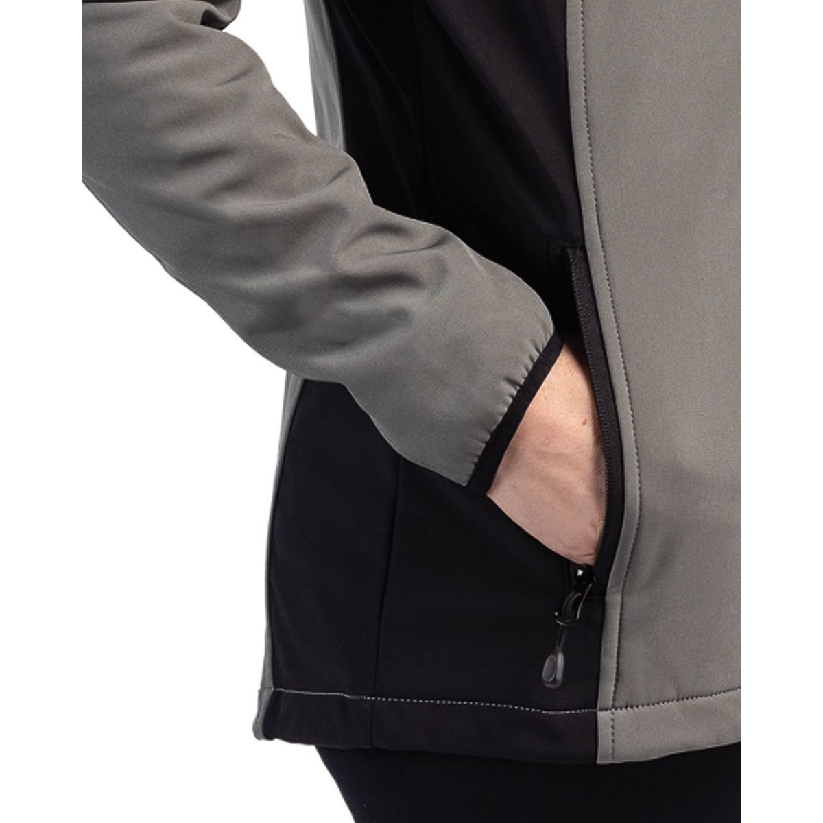 Clique Narvik Recycled Colorblock Stretch Softshell Womens Full Zip Jacket