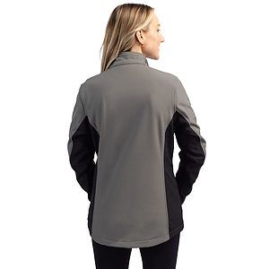 Clique Narvik Recycled Colorblock Stretch Softshell Womens Full Zip Jacket