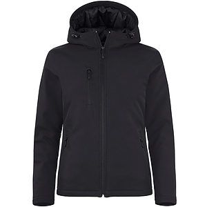 Clique Equinox Insulated Softshell Womens Full Zip Hooded Jacket