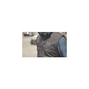 Cutter & Buck Stealth Hybrid Quilted Mens Big and Tall Windbreaker Vest Big & Tall