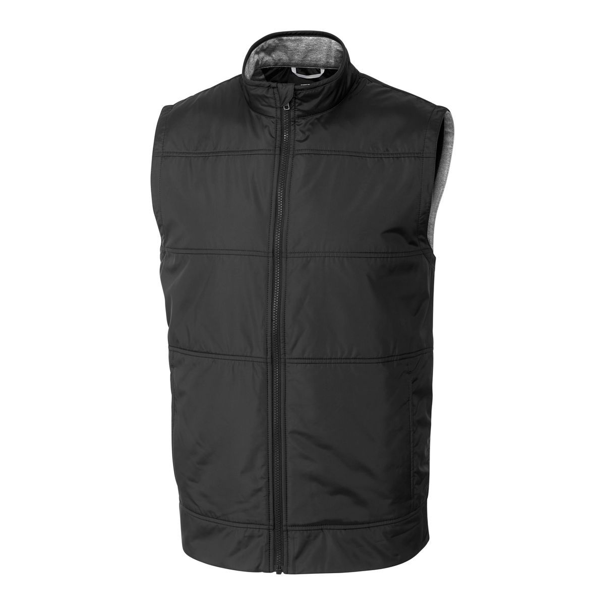 Cutter & Buck Stealth Recycled Hybrid Quilted Mens Windbreaker Vest