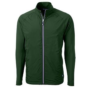 Cutter & Buck Adapt Recycled Soft Knit Stretch Mens Hybrid Full Zip Jacket