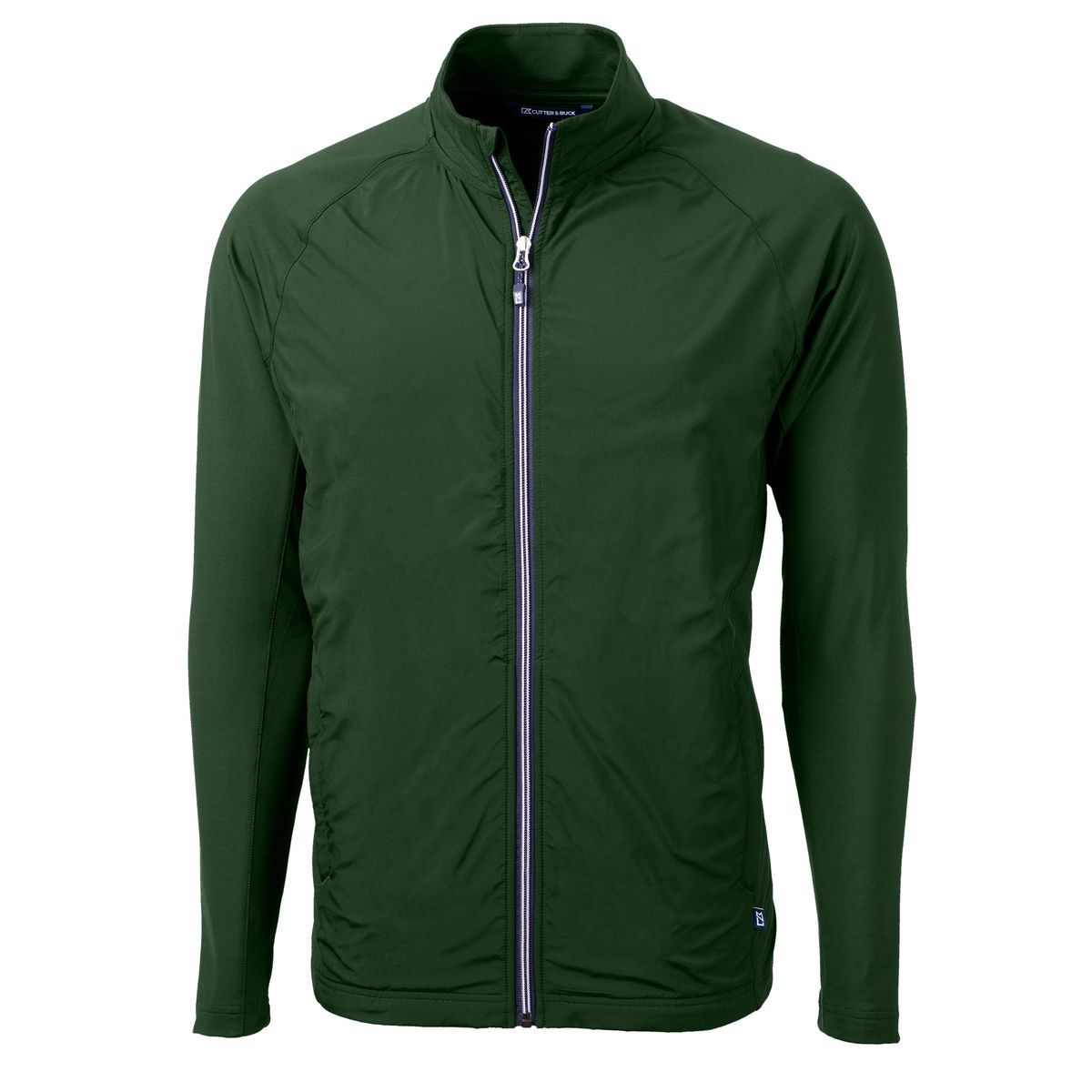 Cutter & Buck Adapt Recycled Soft Knit Stretch Mens Hybrid Full Zip Jacket