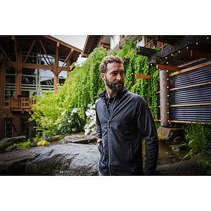 Cutter & Buck Adapt Recycled Soft Knit Stretch Mens Big & Tall Hybrid Full Zip Jacket Big & Tall
