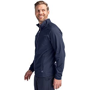 Cutter & Buck Adapt Recycled Soft Knit Stretch Mens Big & Tall Hybrid Full Zip Jacket Big & Tall