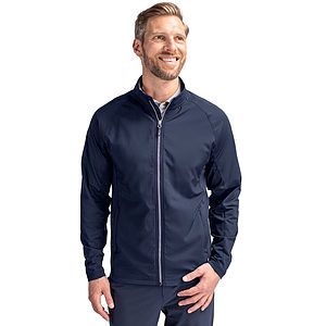 Cutter & Buck Adapt Recycled Soft Knit Stretch Mens Big & Tall Hybrid Full Zip Jacket Big & Tall