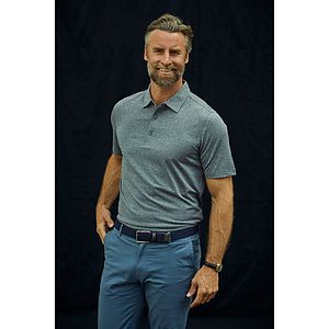Cutter  Buck Forge Heathered Stretch Mens Polo