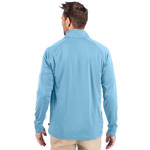 Cutter & Buck Adapt Recycled Soft Knit Stretch  Mens Quarter Zip Pullover