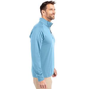 Cutter & Buck Adapt Recycled Soft Knit Stretch  Mens Quarter Zip Pullover