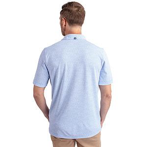 Cutter & Buck Virtue Recycled Botanical Print Featherlight Pique Mens  Polo