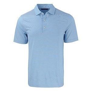 Cutter & Buck Forge Recycled Double Stripe Four-Way Stretch Mens Big & Tall Polo Big & Tall