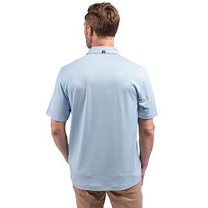 Cutter & Buck Forge Recycled Double Stripe Four-Way Stretch Mens Big & Tall Polo Big & Tall