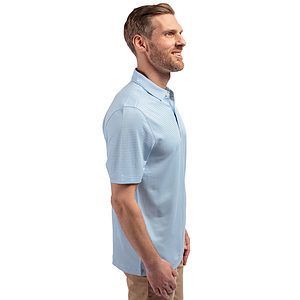 Cutter & Buck Forge Recycled Double Stripe Four-Way Stretch Mens Big & Tall Polo Big & Tall