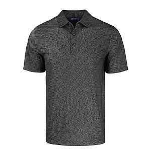 Cutter & Buck Pike Recycled Pebble Print Mens Polo